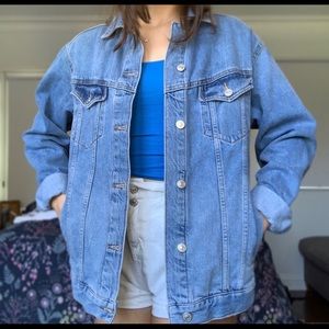 TOPSHOP Oversized Denim Jacket